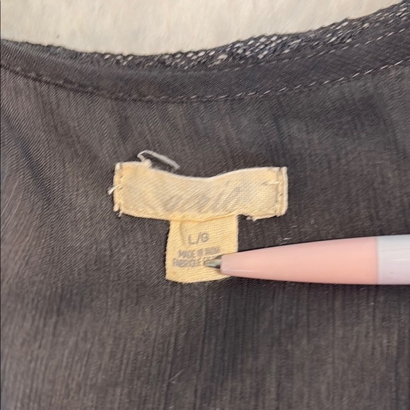 Sheer Black Sleeveless Top - Picture 4 of 7